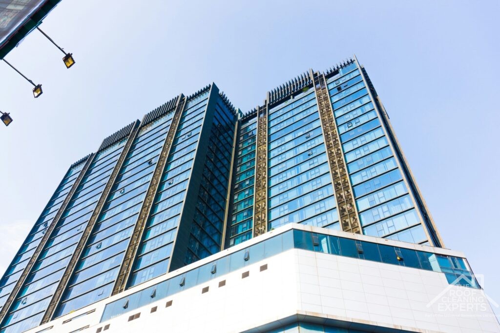 types of commercial roof cleaning services UK