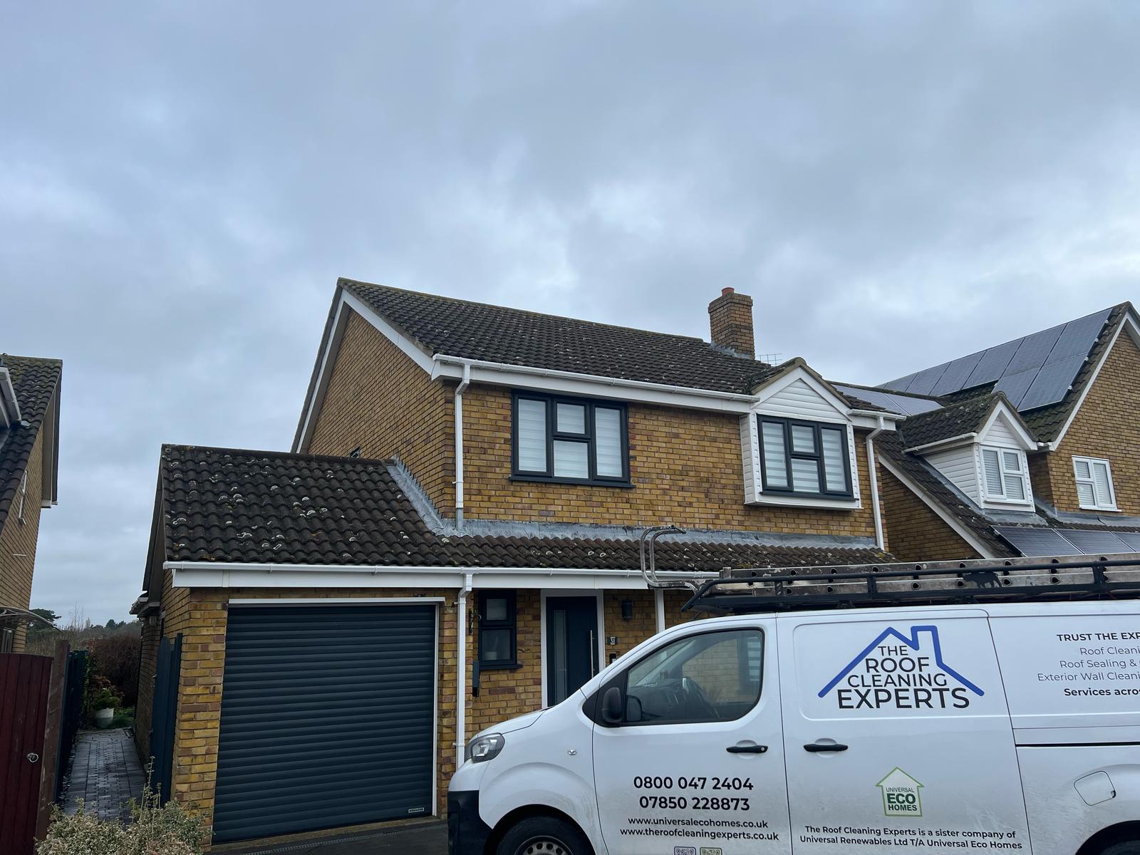 Roof cleaning in Chelmsford by Roof Cleaning Experts