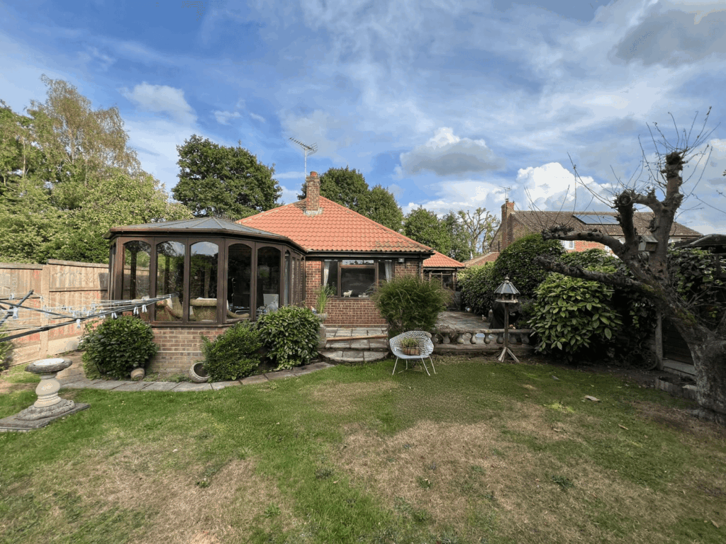 Domestic home after house roof cleaning service