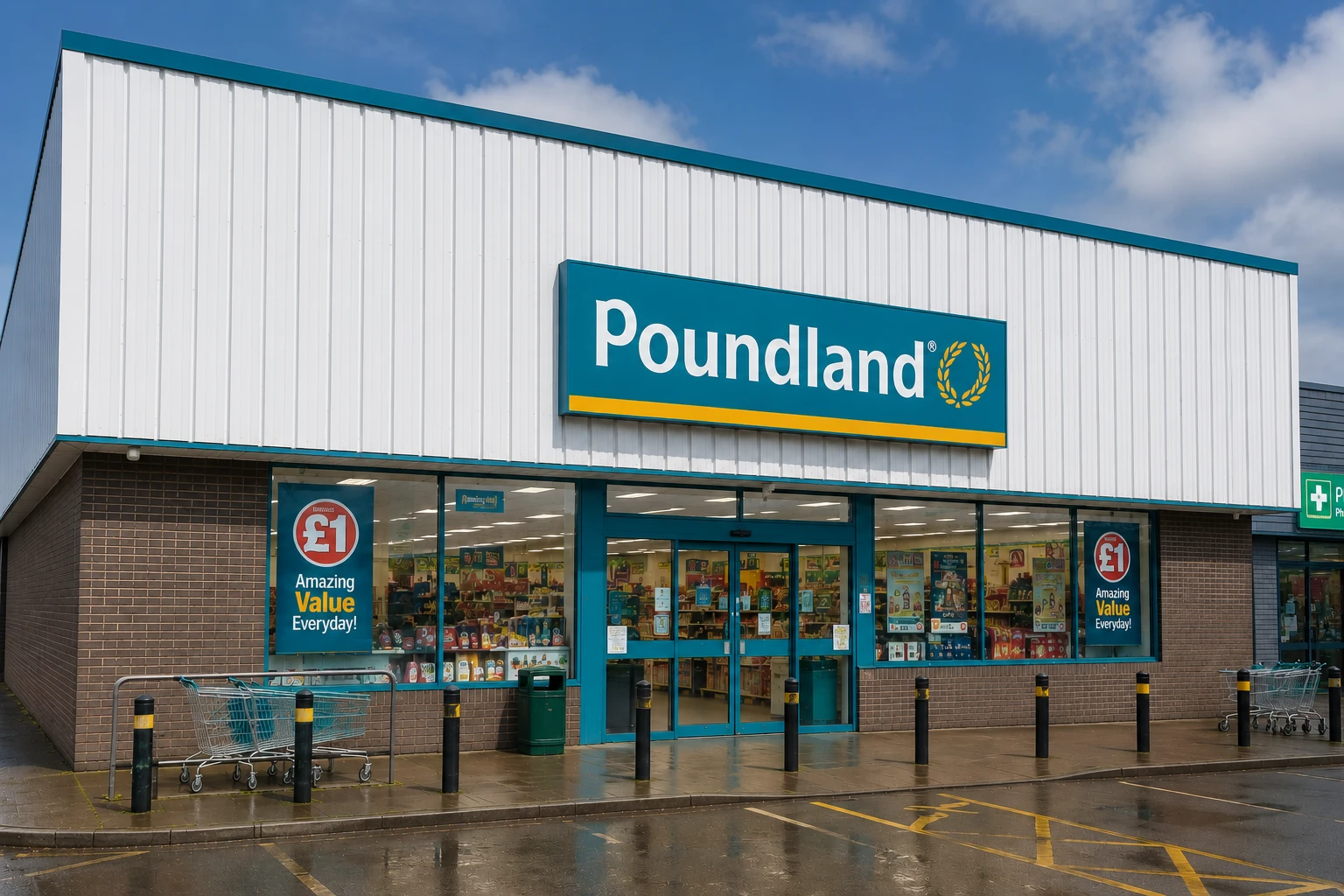 Poundland Cladding Wall Cleaning (1)