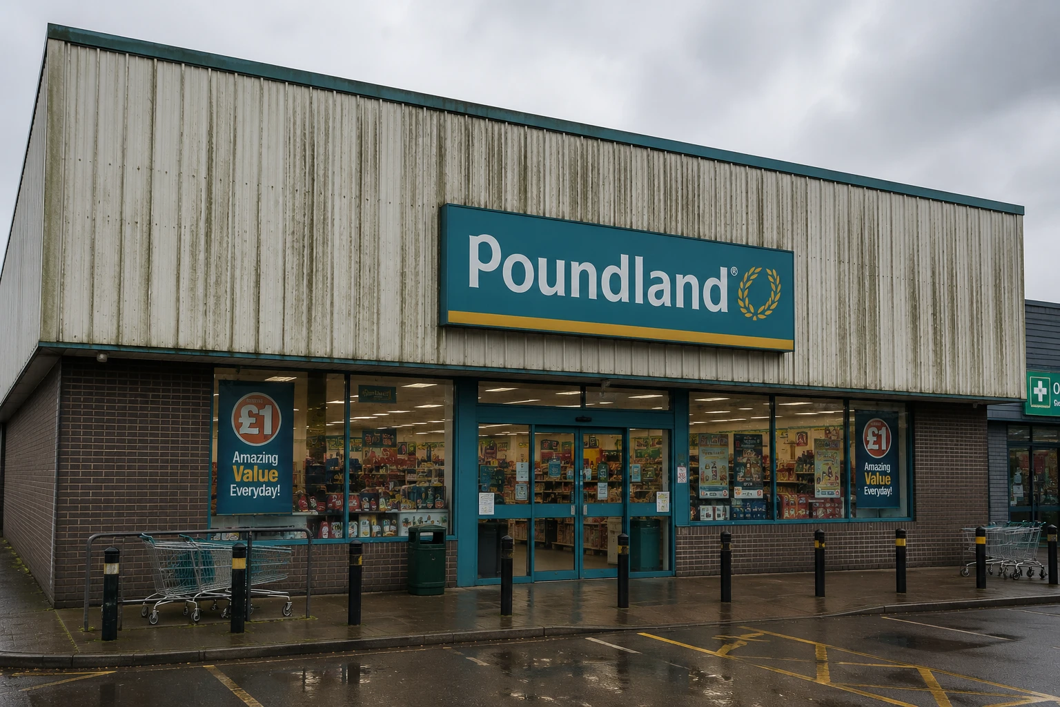 Poundland Cladding Wall Cleaning (2)