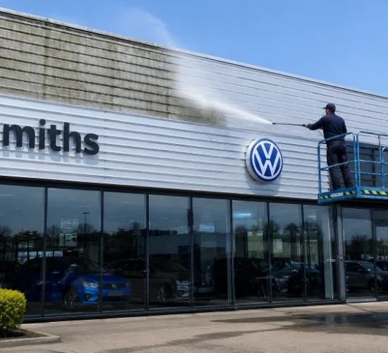 Commercial Exterior Cladding Cleaning and Painting (5)